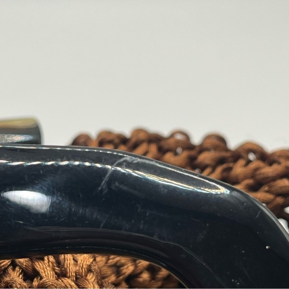 Handmade Brown Boho Crochet Tote/Bag | Vintage Style Clutch Purse - Picture 8 of 9